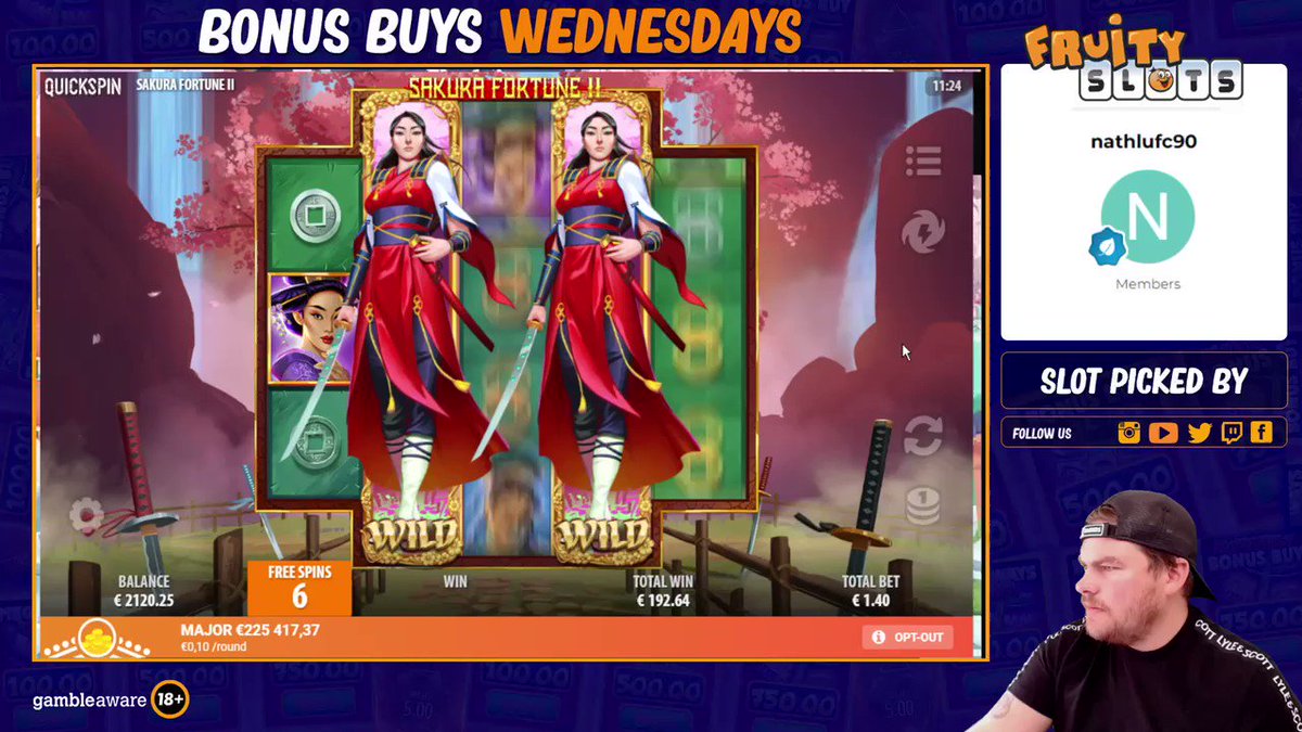 BIG WIN on Sakura Fortune 2 by @quickspinab &#128526;
From this week&#39;s Bonus Buys Wednesdays!
Watch the entire session here&#128250;