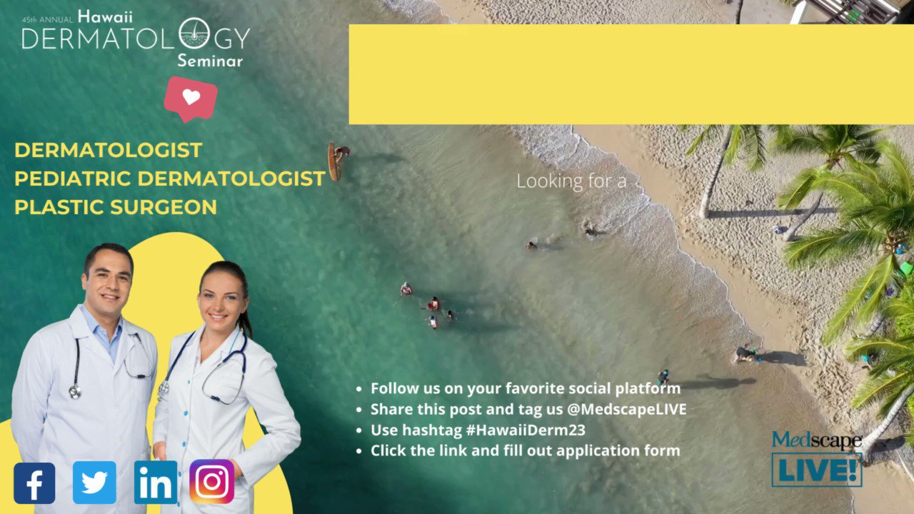 MDedge Dermatology on Twitter "LAST DAY a social media
