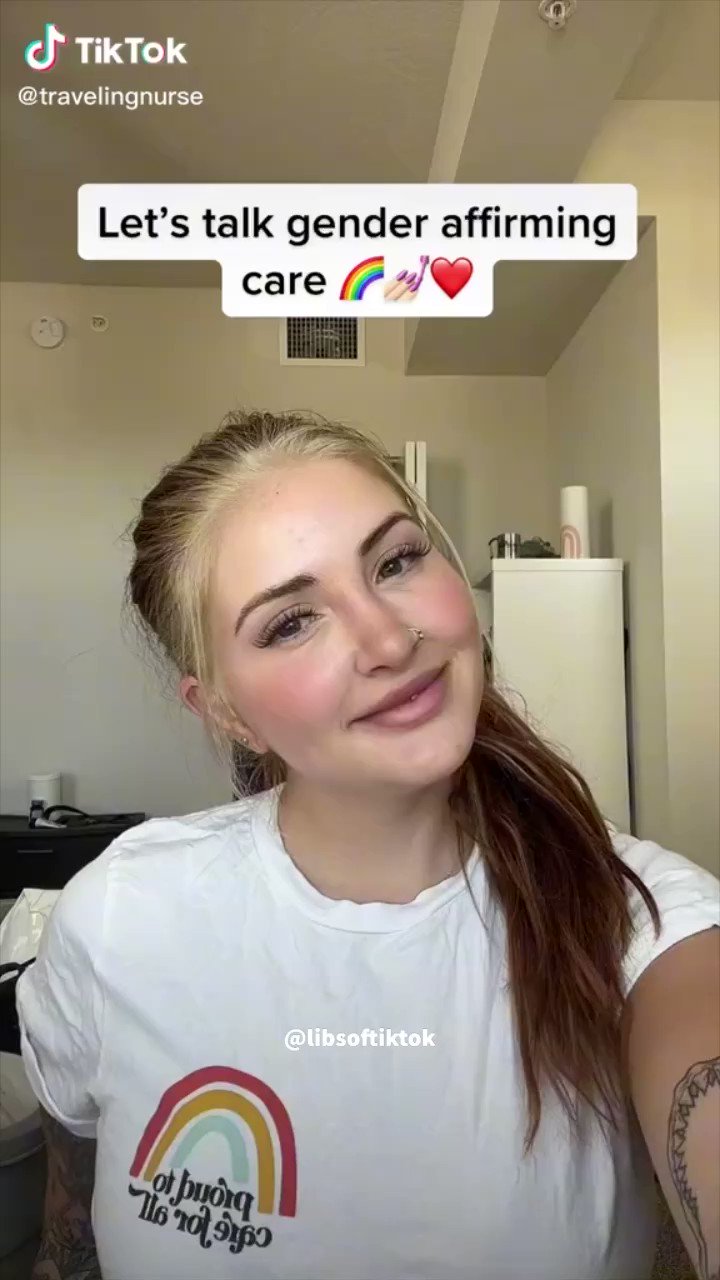 Libs of TikTok on Twitter "Nurse says her passion is “gender affirming
