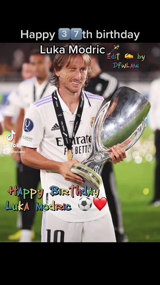 Happy 3  7  th birthday Luka Modric              