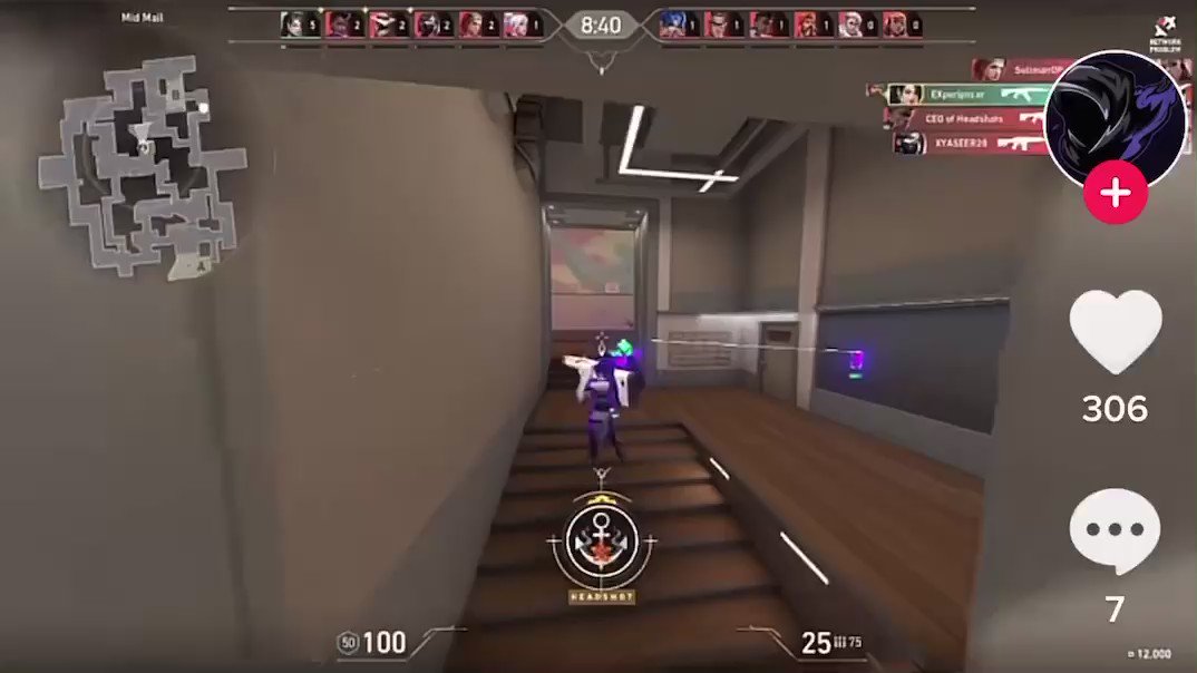 Cheater in Valorant? Impend (the guy on top of the leaderboard) scored 24 kills before being killed once and the enemy team went 13 straight rounds of winning. He and others in