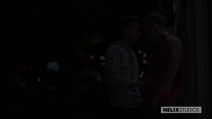 Super stud Sean Ford waits seductively outside a crowded bar, up to no good and looking for trouble.