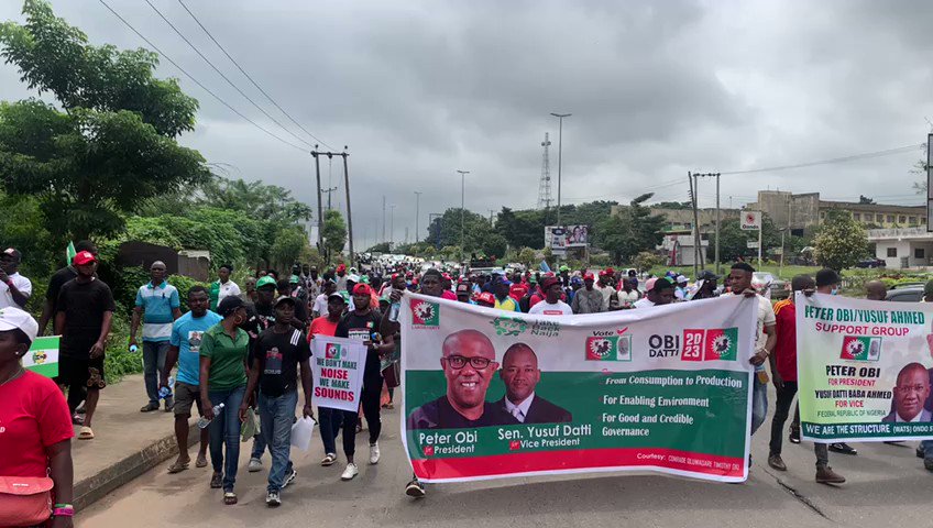 𝐎𝐛𝐢𝐲𝐚 ♨ On Twitter: "RT @ChudeMedia: Ongoing OBidients Rally In Akure ...