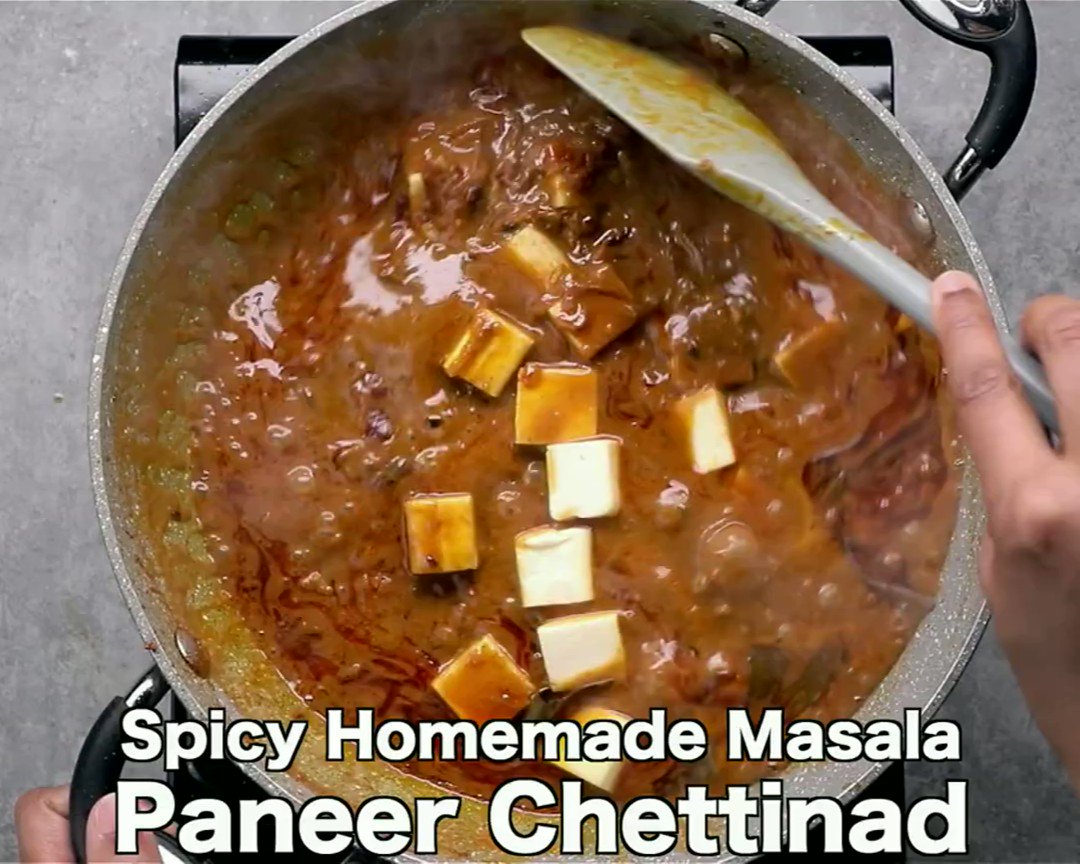 Hebbar's Kitchen on Twitter "Paneer Chettinad Curry Recipe recipe