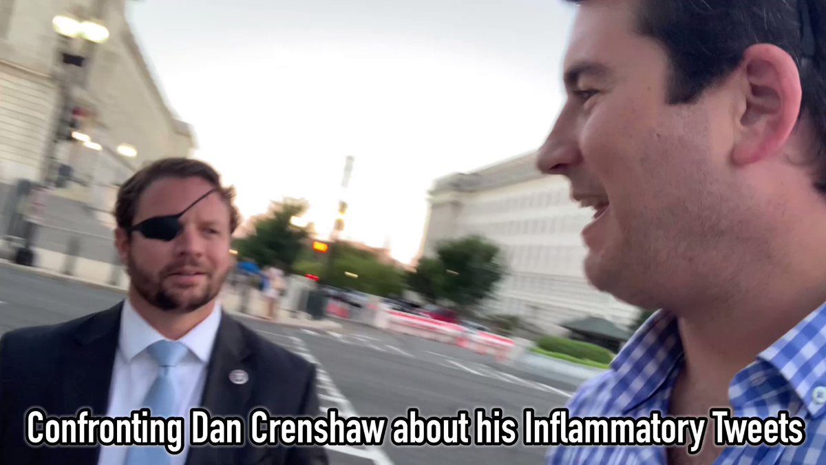 Dan Crenshaw on Twitter "Imagine being a grown man and acting this way