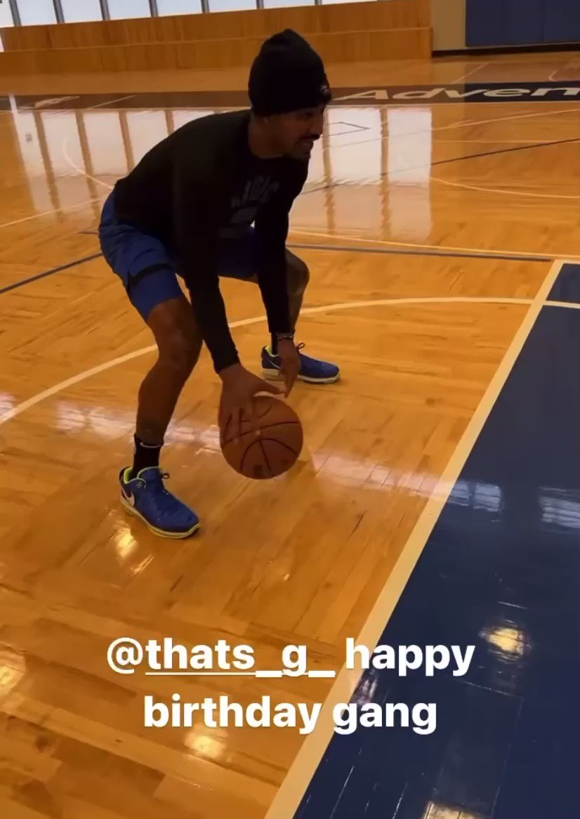 Good to see Gary Gary Harris Harris back on the court so soon after surgery! Happy bday G! 