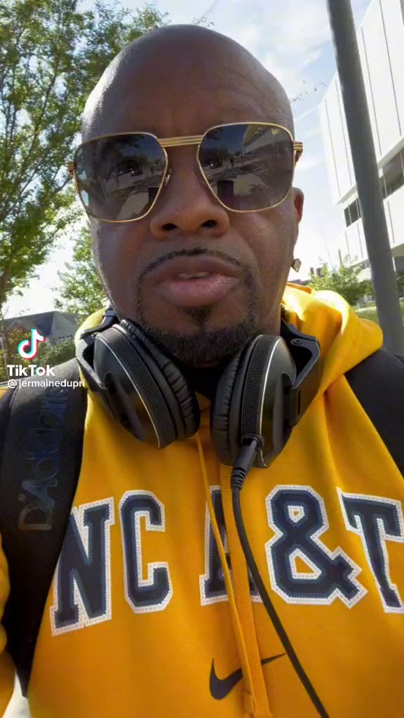 Happy 50th Birthday to Mr. ATL Jermaine Dupri , Rockin the NCAT Gear
