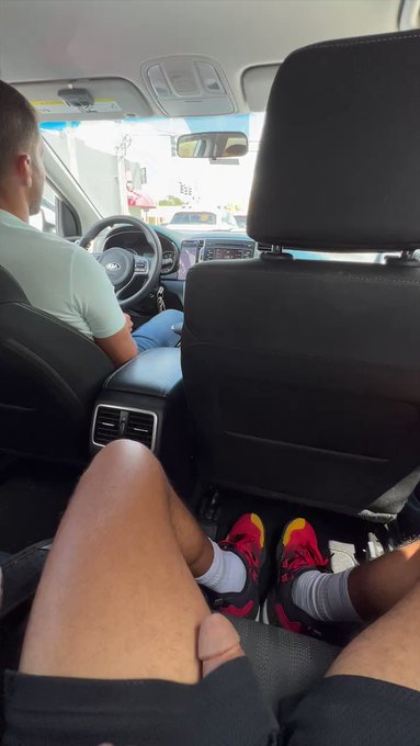 My Uber driver got a nice view of my dick today 😱 https://t.co/CZ964TKVa5