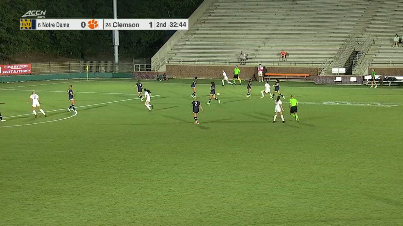 THAT’S EMILY’S THIRD GOAL OF THE SEASON!!! IN HER FIRST START IN A CLEMSON UNIFORM! 👏👏

Harper White is a BEAUTIFUL ball for her first assist of the season ‼️”