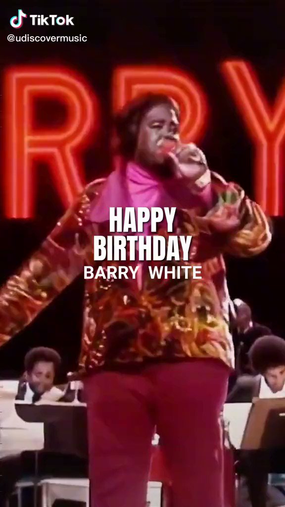    me still some Barry White. Happy Birthday to you in the great beyond, sir. Smooth & nice & easy.   