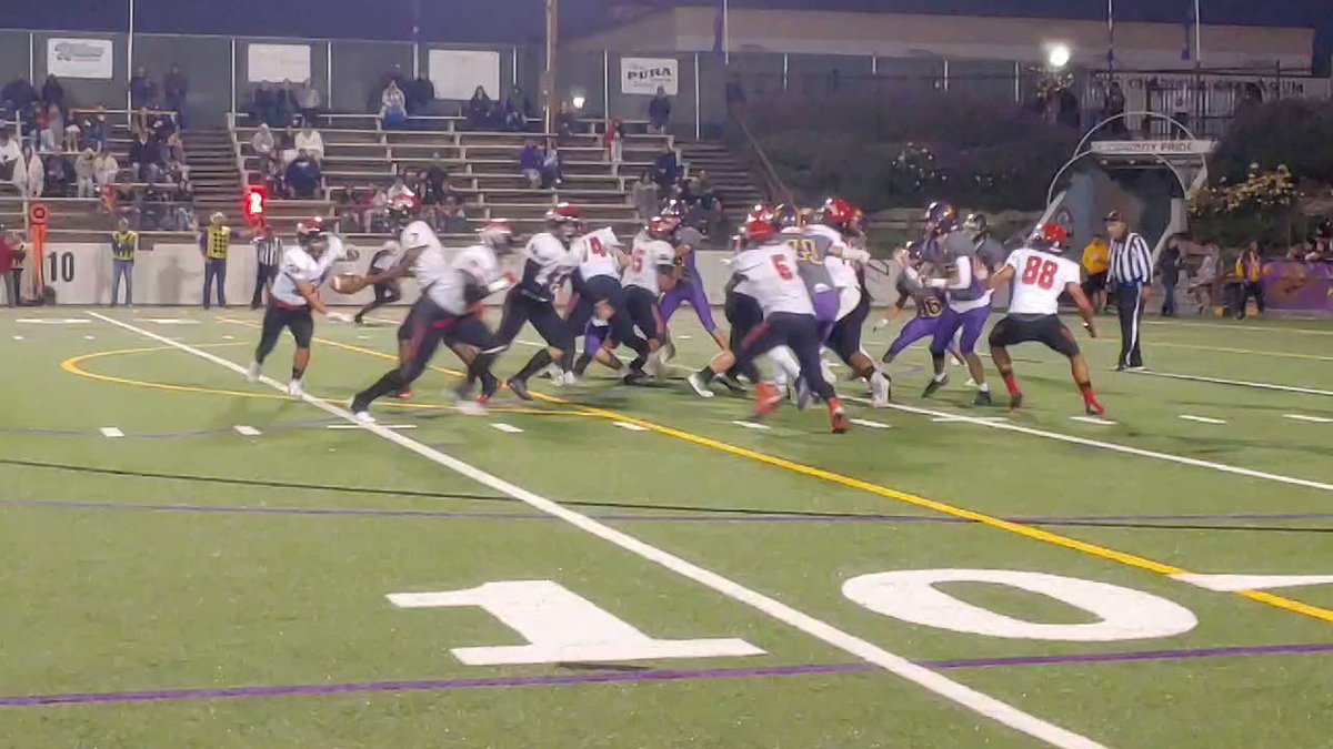 John Devine on Twitter "Seaside running back Nate Schwener is stopped