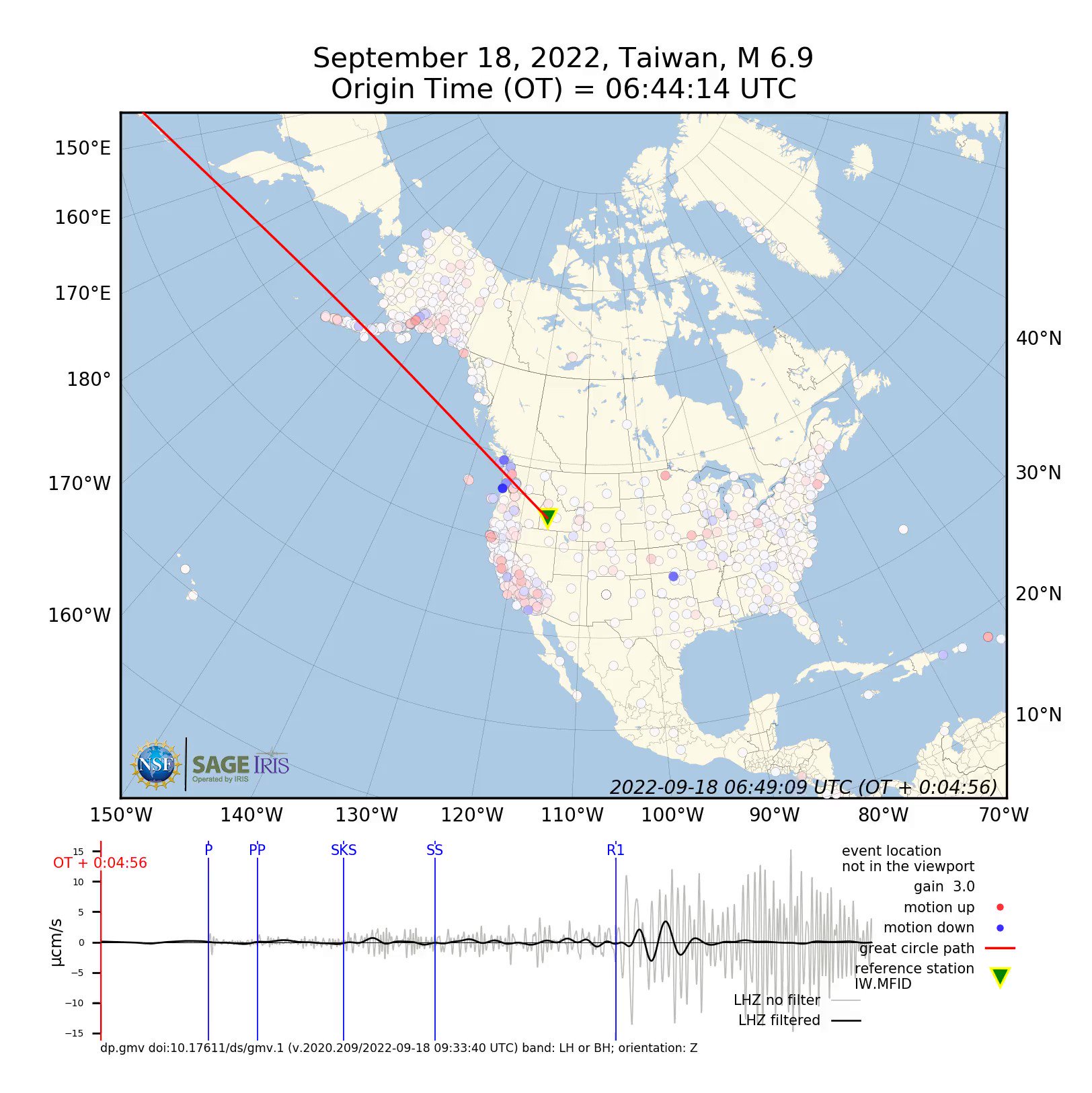 IRIS Earthquake Sci on Twitter "Watch the waves from the M6.9