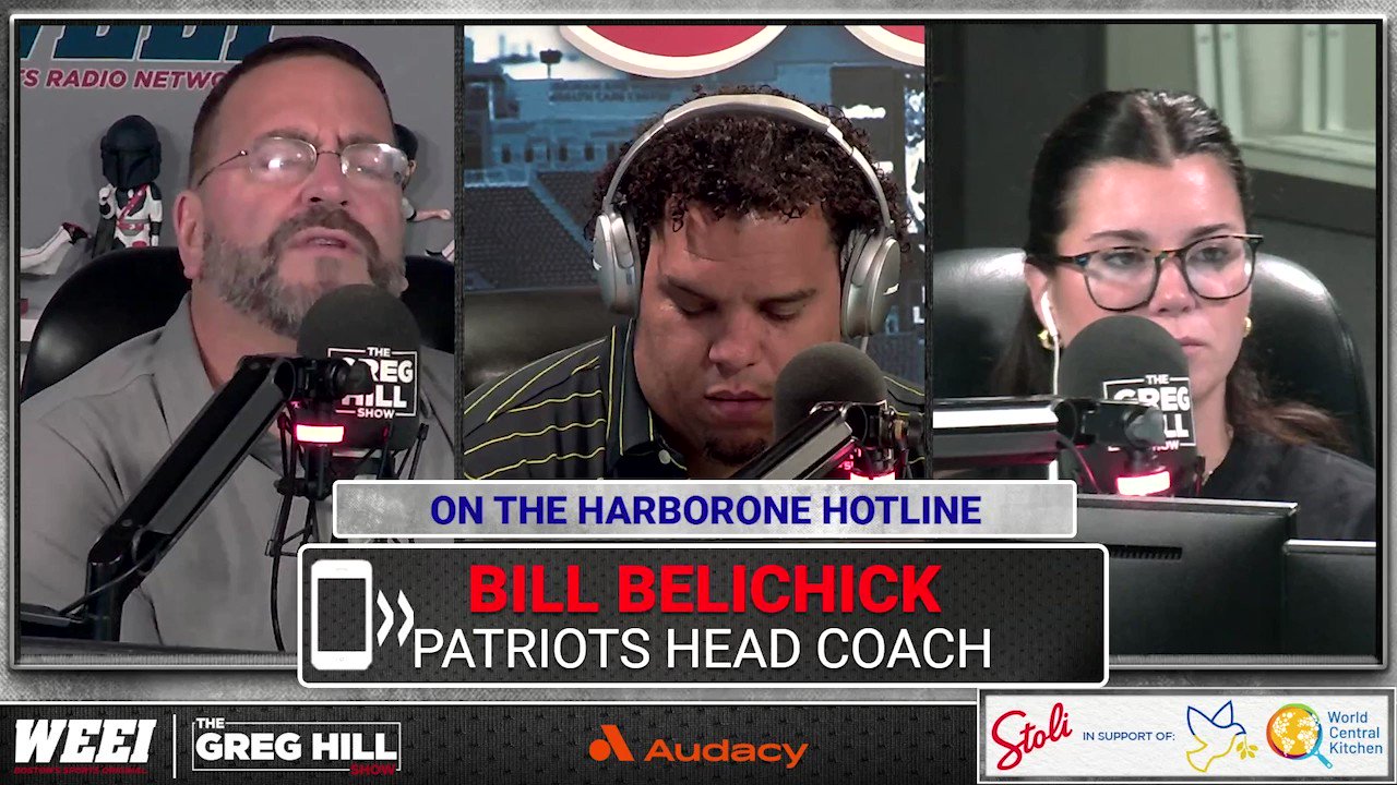 The greg hill show on twitter patriots head coach bill belichick