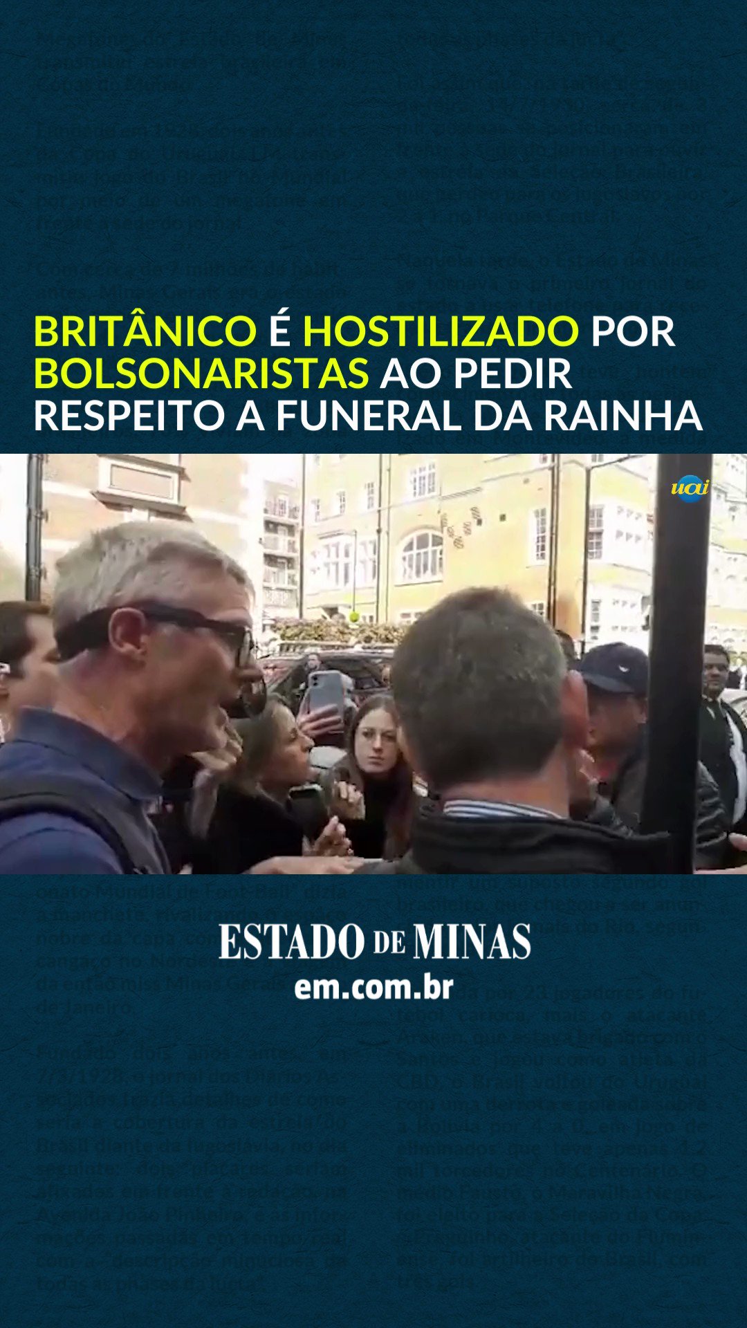 Britânico pede 'respeito' em dia de funeral da rainha e é