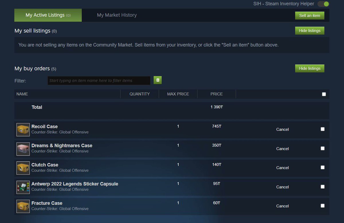 Steam Inventory Helper Down? Steam Inventory Helper status and