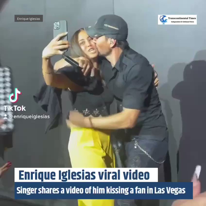 Enrique Iglesias Kissing Fans