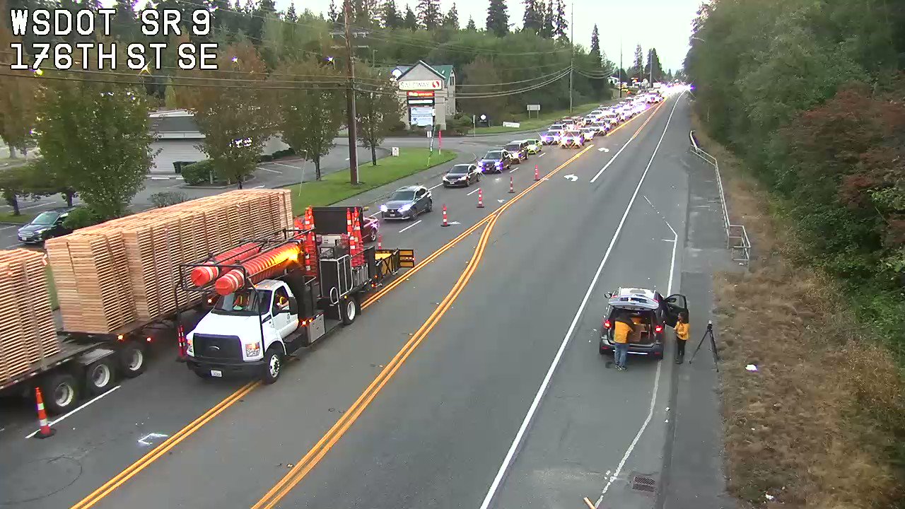 WSDOT Traffic on Twitter "SR 9 remains closed due to police activity