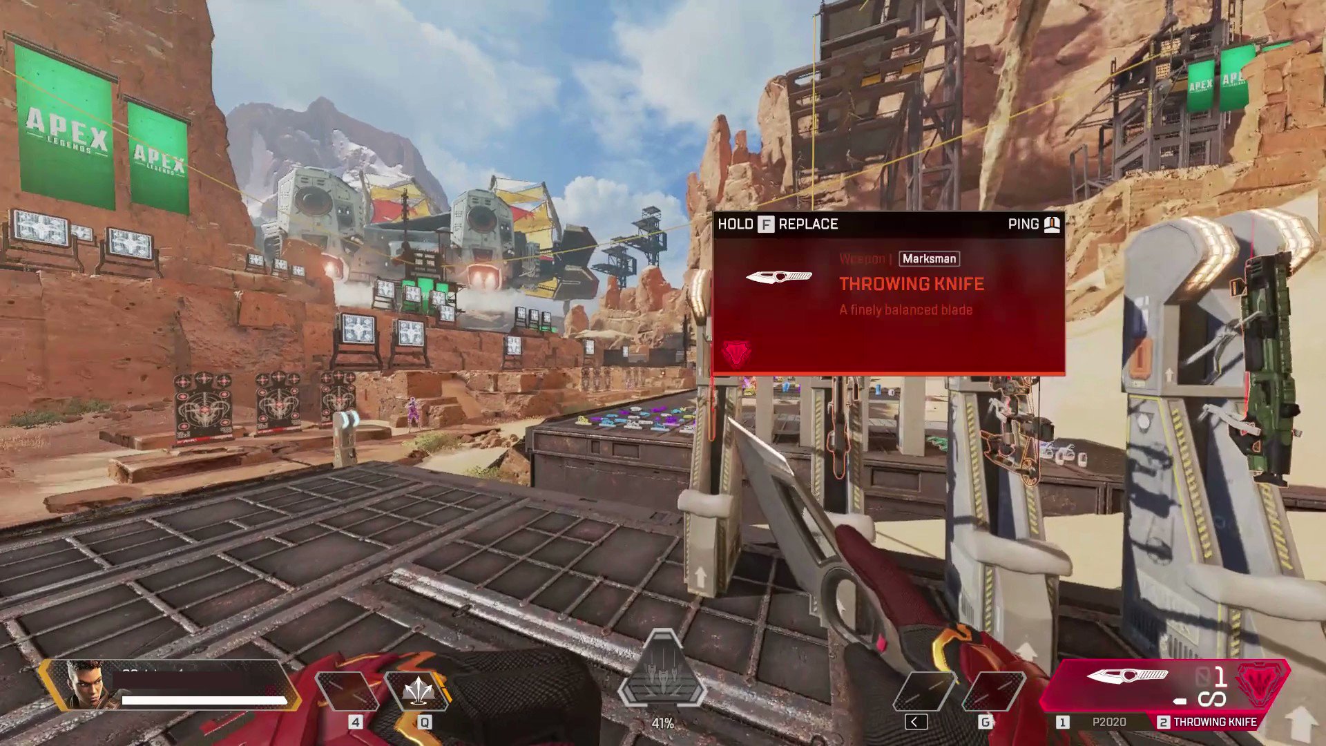 Apex legends news on twitter first look at the new throwing knife in