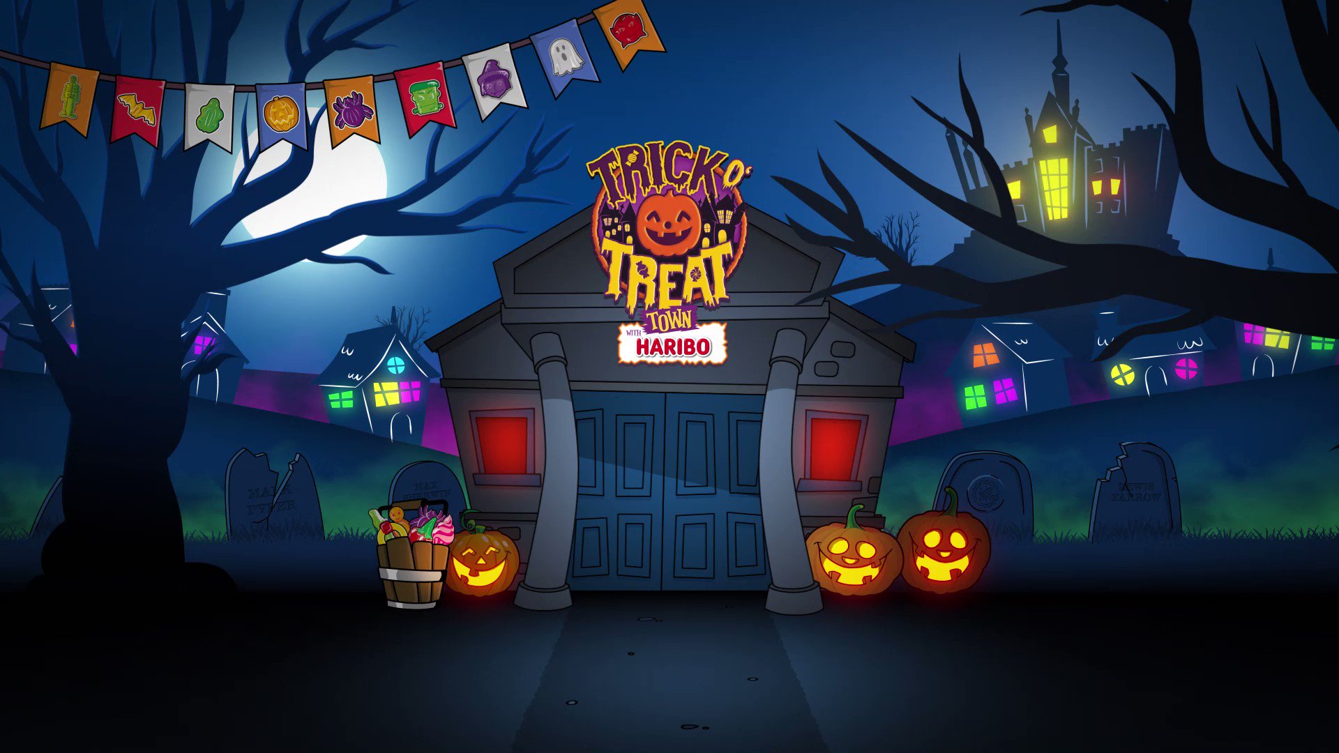 Alton Towers Resort on Twitter "🍬 Trick O Treat Town with HARIBO 🍬 Returning to Scarefest for a