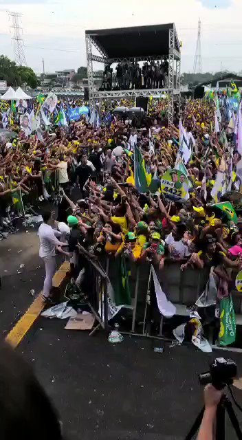 Bolsonaro em Manaus, 22/09. Vai ser no 1° turno 🇧🇷 