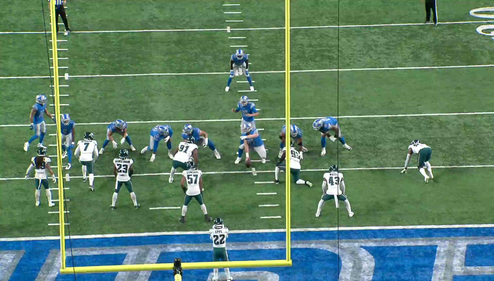 James Foster on Twitter "Penei Sewell moves Fletcher Cox 6 yards on