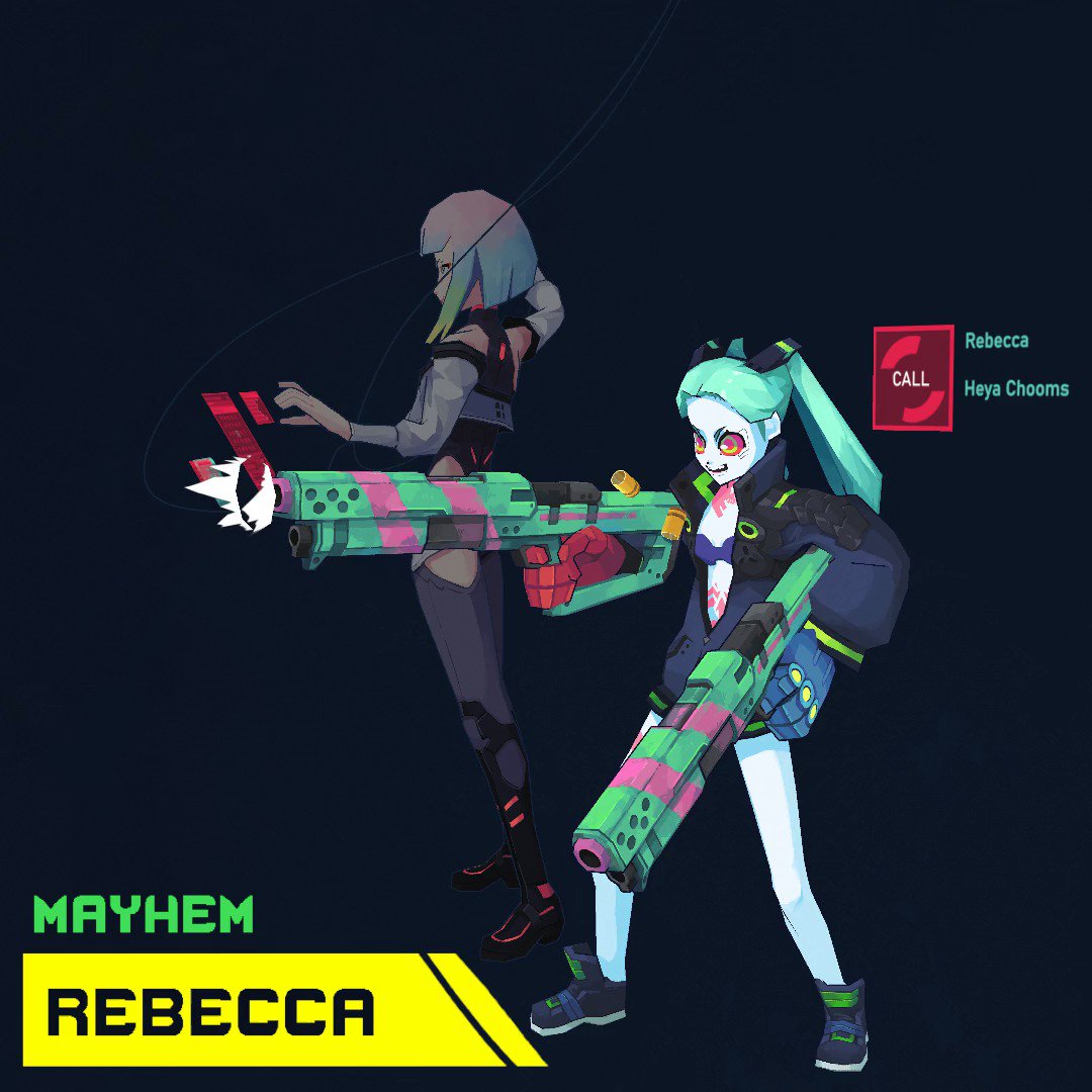 Cyberpunk Mod Adds Lucy and Rebecca's Weapons From the Edgerunners