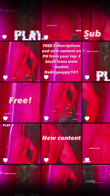 Just hit # 2 on Phub 4 black trans male models! #puppyplay #puppyplaykink #pupppyplaycommunity #humanpuppy