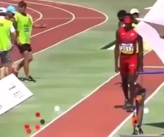 Historic Vids on Twitter "Who thought the blind long jump was a safe idea? https//t.co
