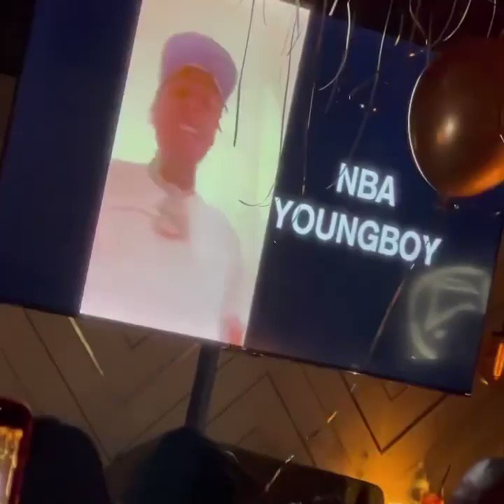 Lil Wayne was hyped to see NBA
Youngboy sent him an early Happy
40th Birthday video  
