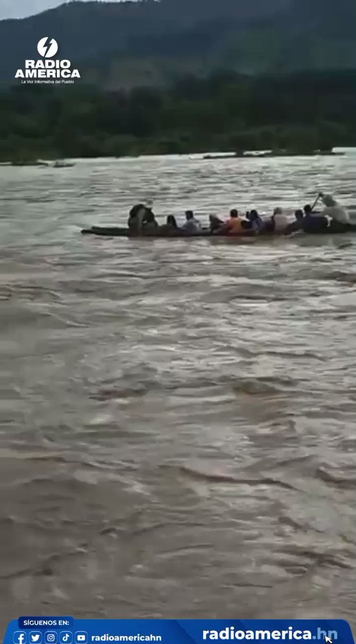 Cumplir vertical Buscar Radio América HN on Twitter: "#AméricaNoticias #Honduras Canoa se da vuelta  con 10 migrantes en el río Guayambre en Jamastrán, El Paraíso. Se presume  que son de origen haitiano. Tres de ellos