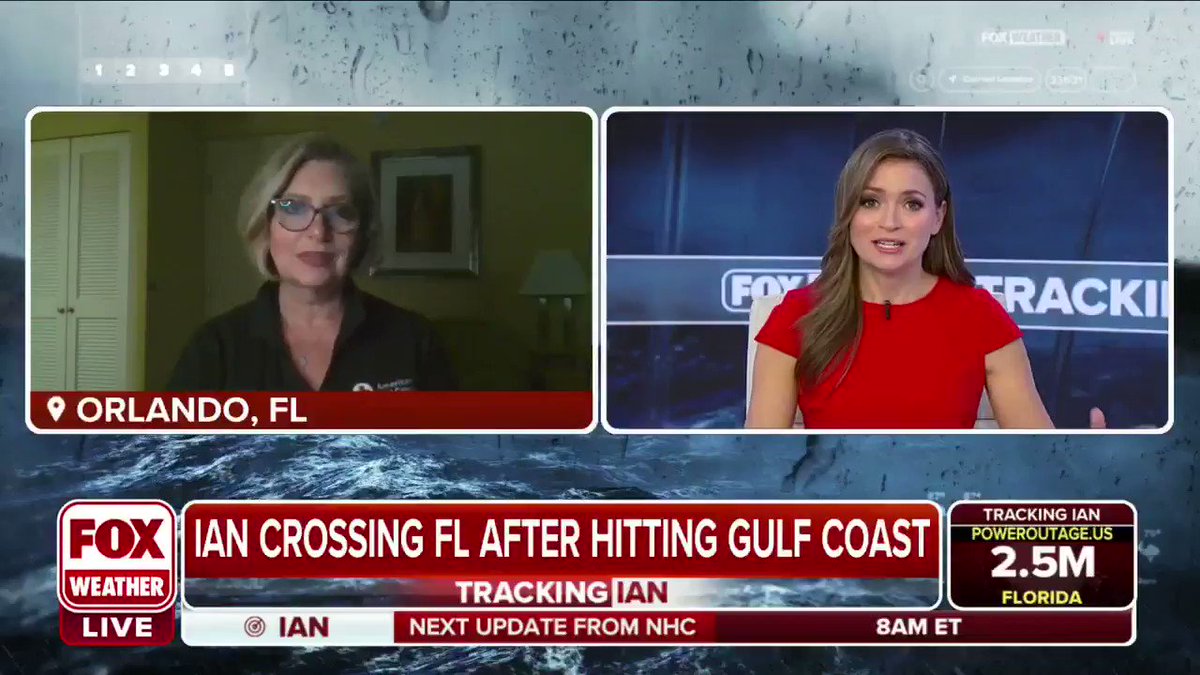 "We are the bridge to recovery," says Red Crosser Sherri McKinney, of our next steps in responding to the devastation left behind by #HurricaneIan &amp; providing critical relief to all those in need. Watch the interview with @FoxWeather: 