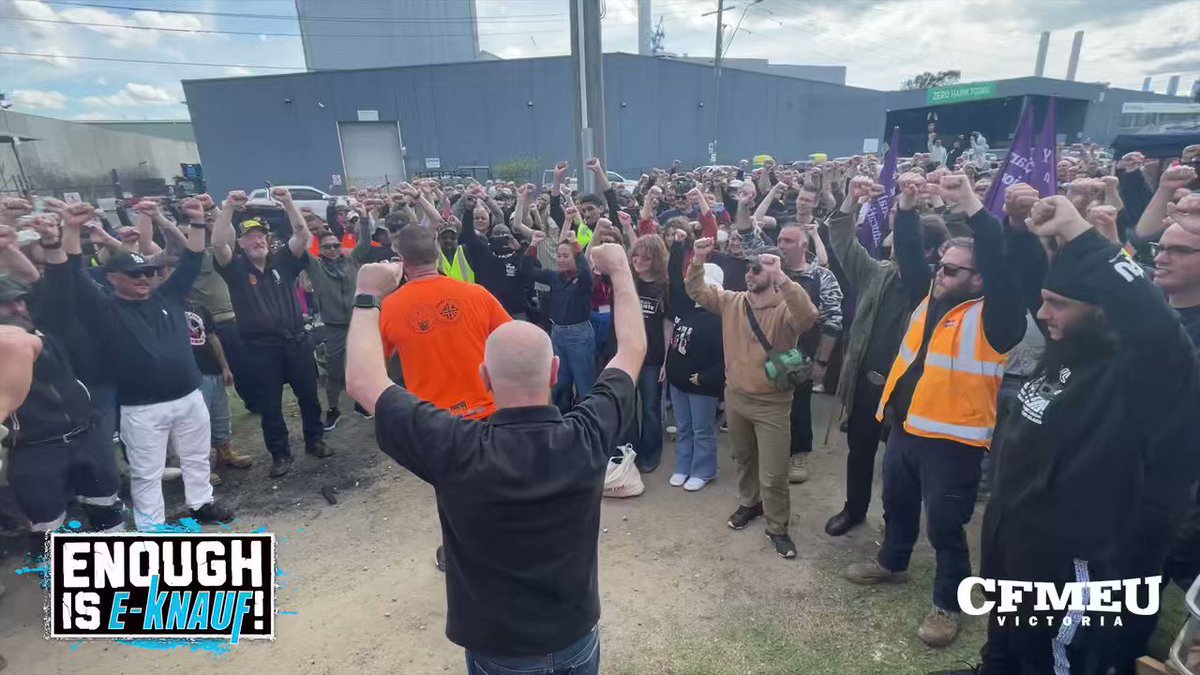 CFMEU VicTas on Twitter "Huge turn out for the community picket in