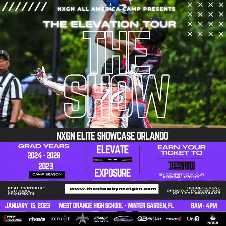 The SHOW by NextGen on Twitter: "THE 2023 REGIONAL SHOWCASE SCHEDULE