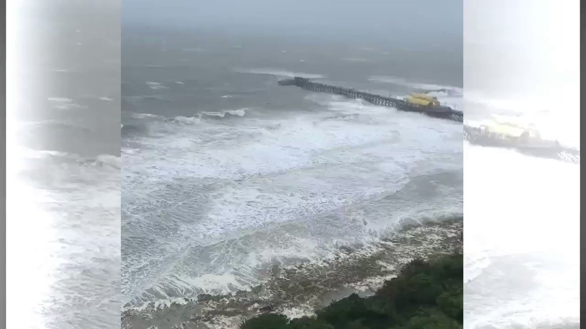 The Apache Pier in Myrtle Beach is the third pier to be destroyed by