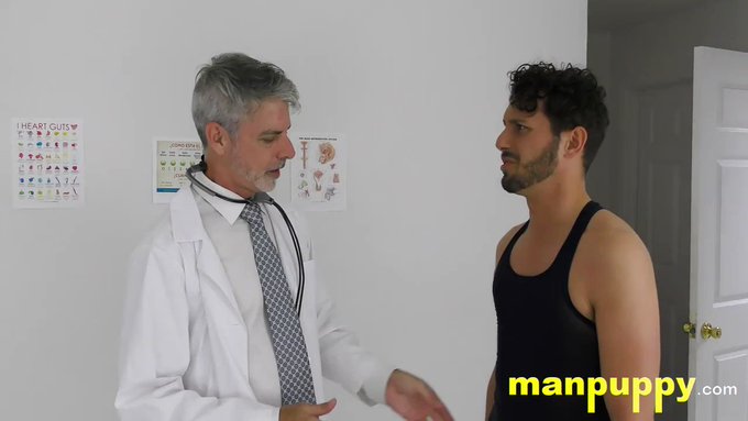 NOW on Manpuppy - Doctor Step-Dad has to check ALL his Step-Son's fluids https://t.co/dEjIIFao3d #Gay