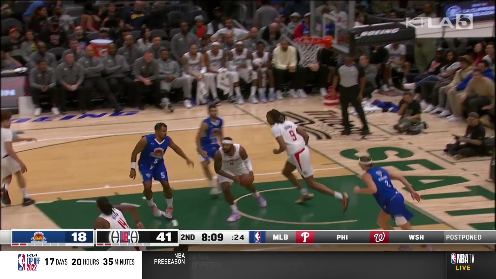 NBA on Twitter "Luke Kennard. Corner. Splash. 💦 Watch NBAPreseason