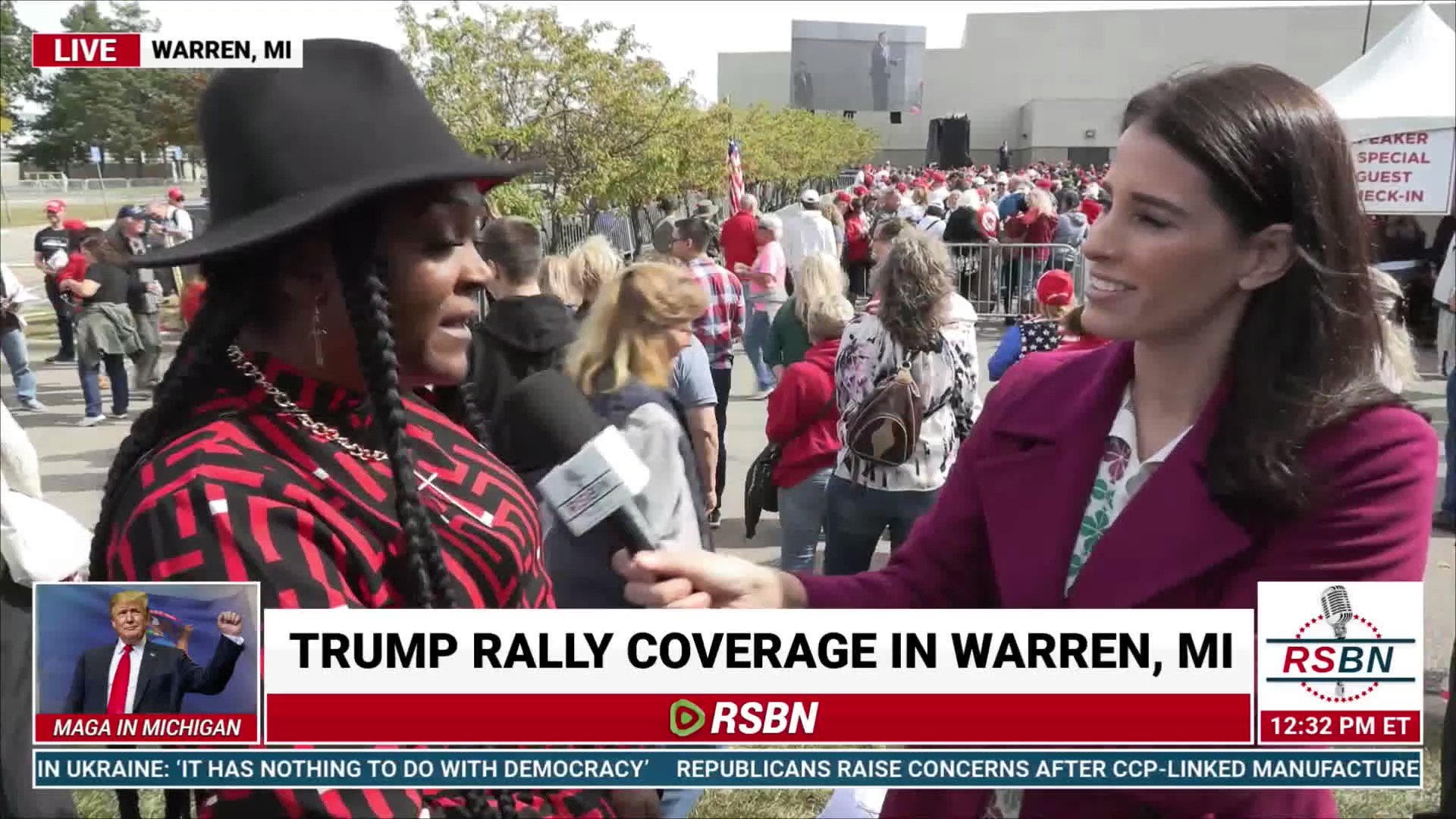 RSBN 🇺🇸 on Twitter "Interview at the Save America Trump Rally in