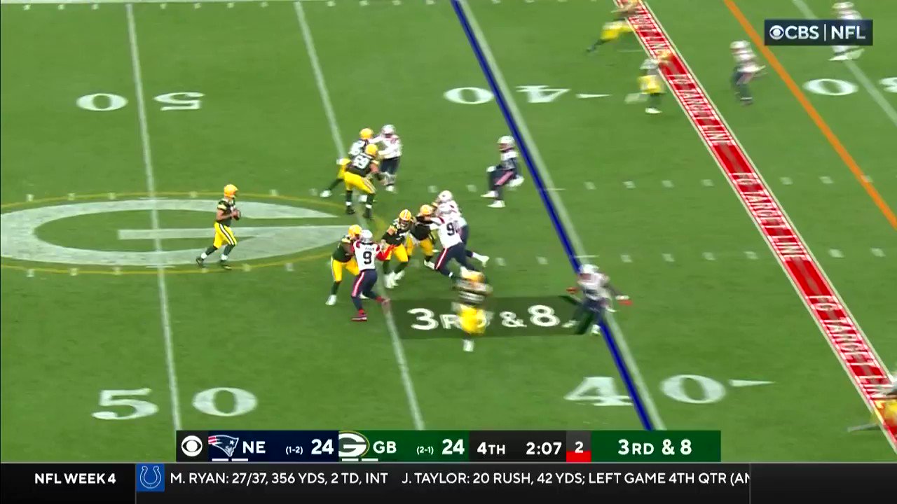 ClutchPoints on Twitter "The Green Bay Packers were THIS CLOSE to getting a huge TD 😬 Great