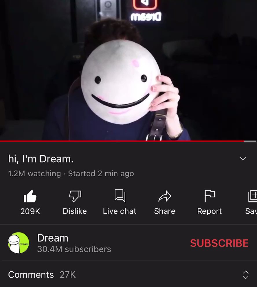hi, I'm Dream.