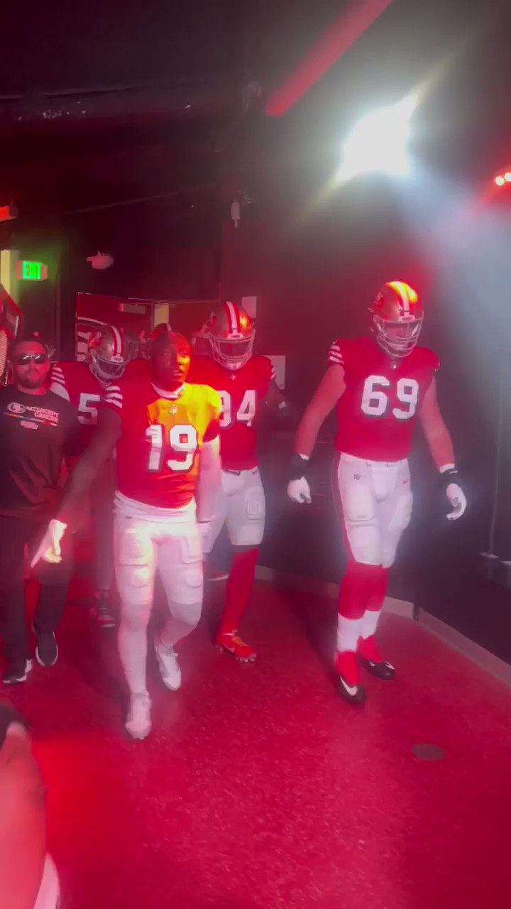ESPN on Twitter "This walkout from the 49ers was 🔥 MNF LARvsSF