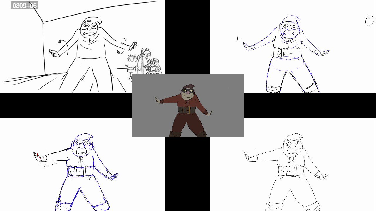 Animation Obsessive on Twitter "Building the highwayman shot from Over