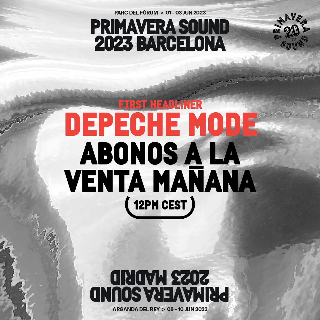 Depeche Mode, first headliner of Primavera Sound 2023