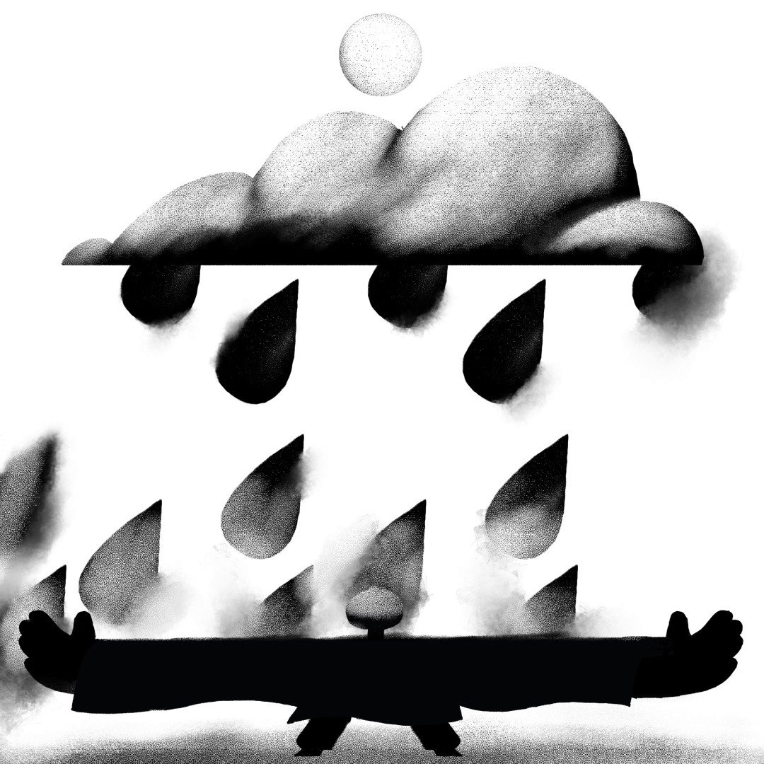 Blob 5: Weather. #blobtober #minneapolis #minnesota #mn #inktober #texture https://t.co/YagBwiDxJH