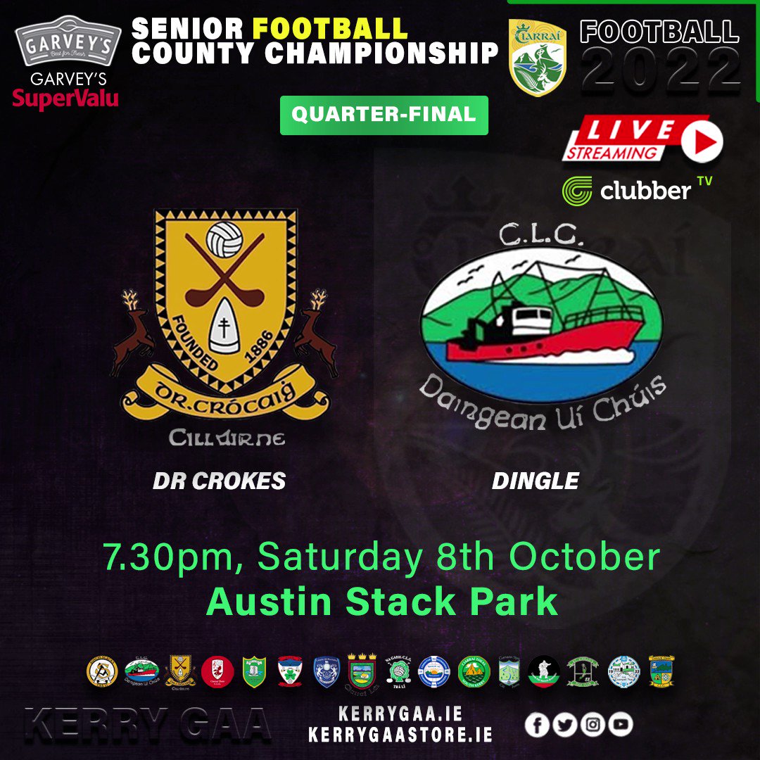 Kerry GAA on Twitter "LIVE STREAMING Garvey's SuperValu County Senior