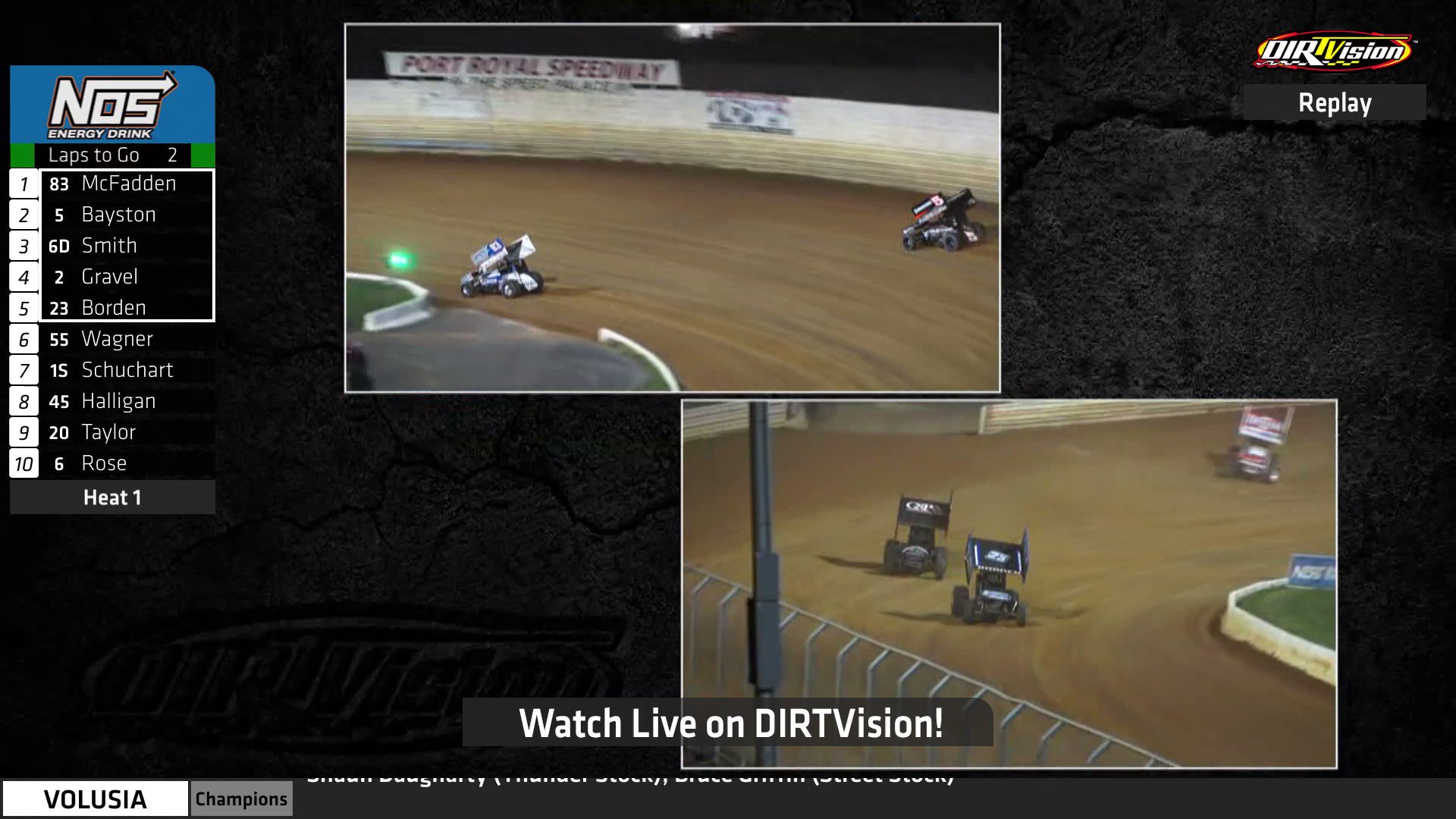 World of outlaws on twitter dirtvision replay heat races are