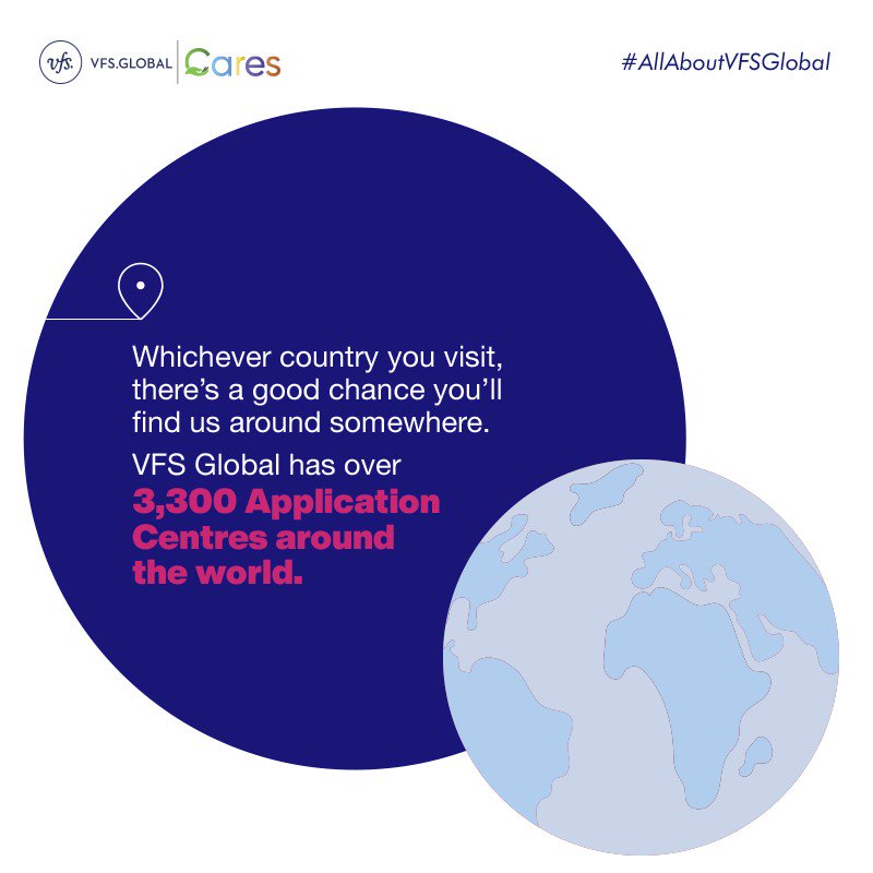 VFS Global on Twitter: "Each VFS Global Application Centre offers a ...