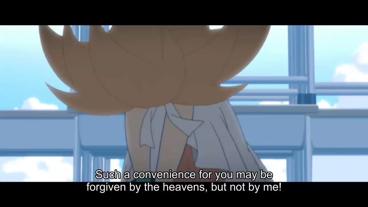 Kudou on twitter how are these scenes allowed in anime 