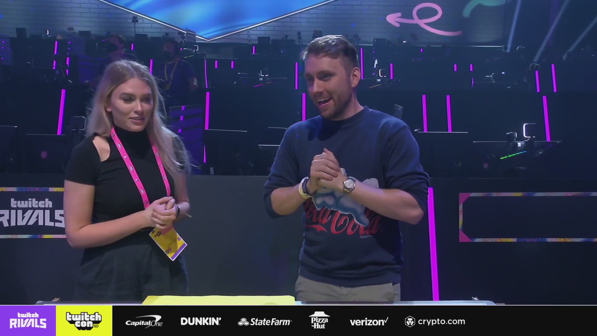 Twitch Rivals on X: just in case you didn't know… @qtcinderella and @Atrioc  are paper plane experts #twitchrivals #twitchcon  /  X