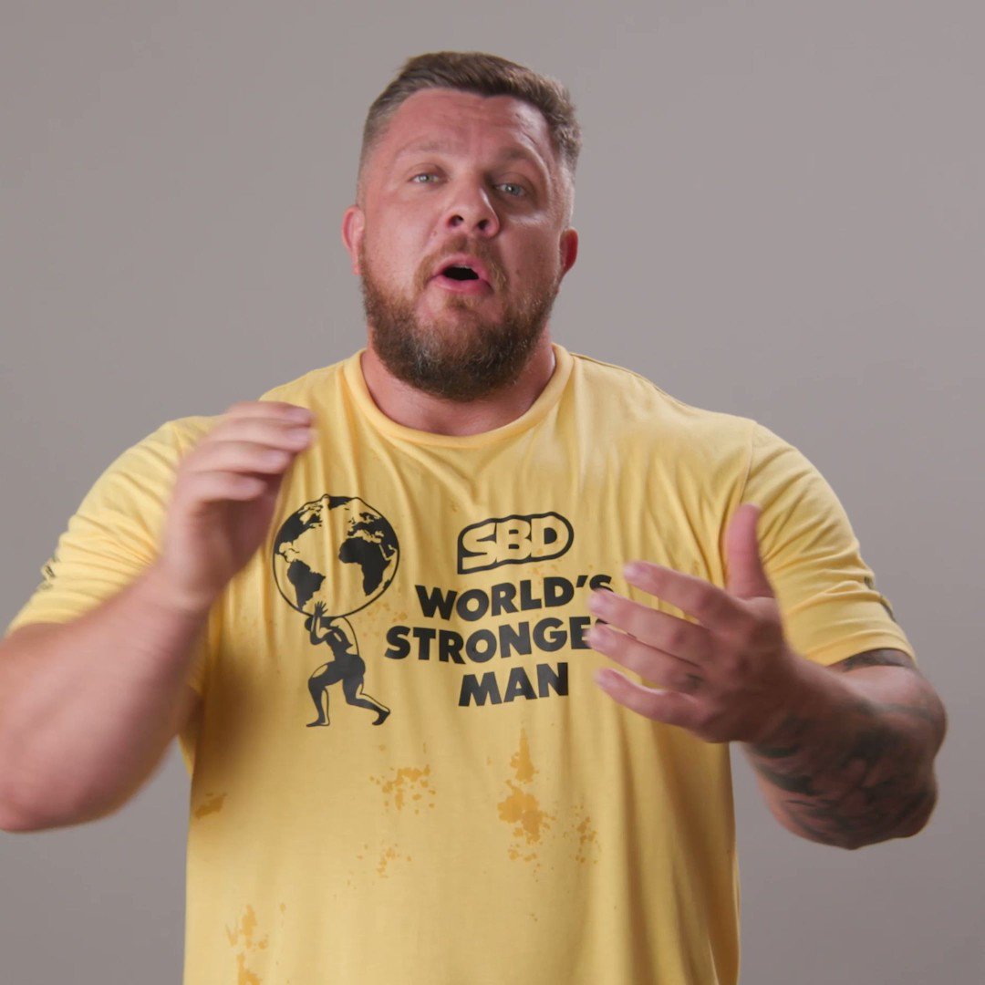 SBD World's Strongest Man on Twitter "Find what makes you happy and