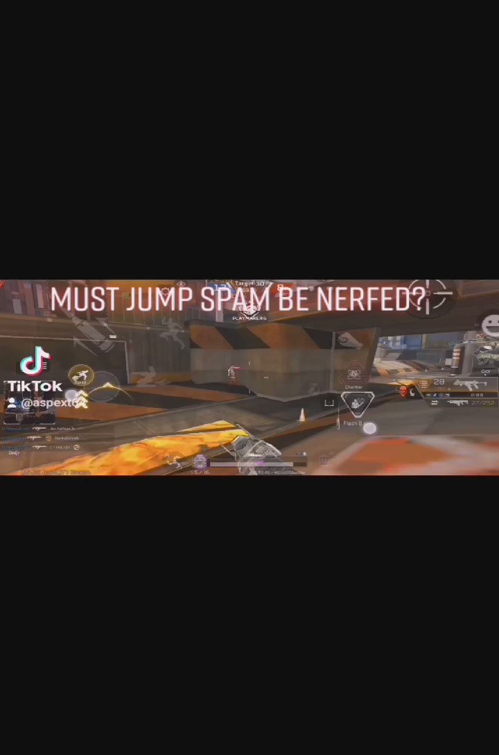 Should jump spam be nerfed
Pls sub to my YouTube channel
https://t.co/qSUdmZXgCM
#apex #apexlegendsmobile #apexlegendsmobilegameplay #apexmobile #apexlegends #apexlegendsclips https://t.co/fcSnaYasQ2